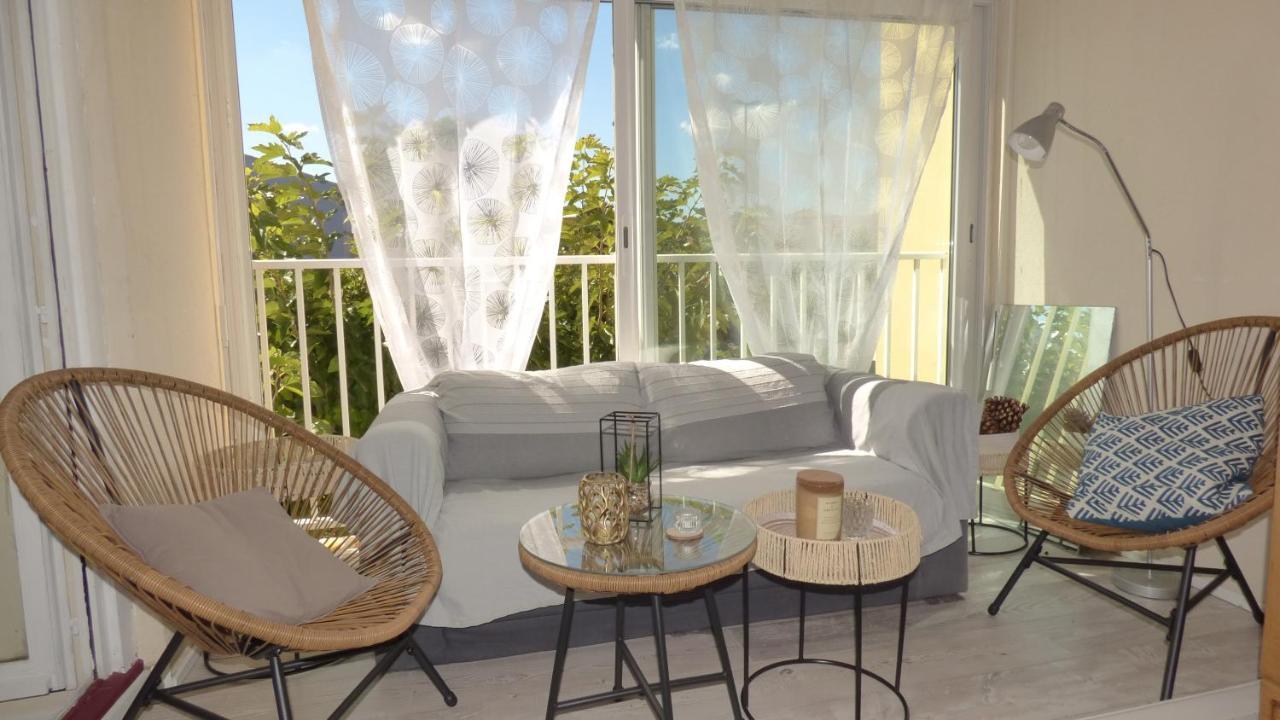 Charmant T2, Cabine, Parking, Les Balcons De La Mediterranee, Narbonne Plage Esterno foto