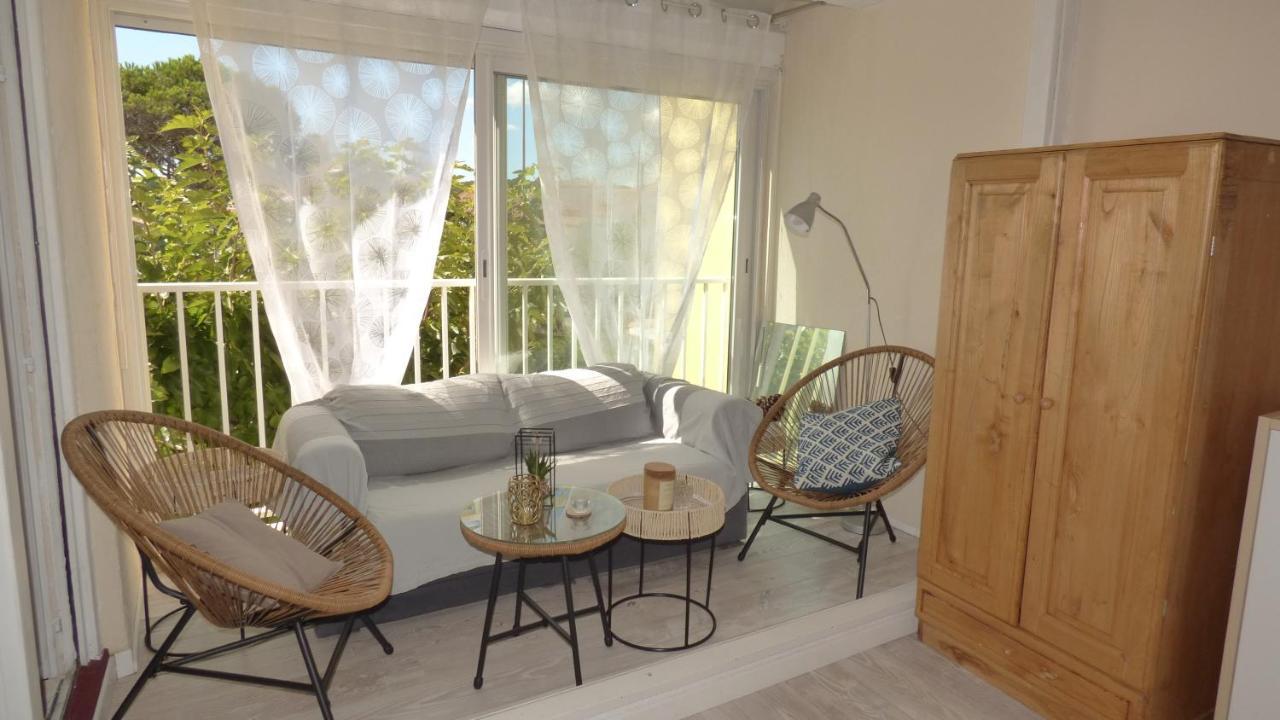 Charmant T2, Cabine, Parking, Les Balcons De La Mediterranee, Narbonne Plage Esterno foto